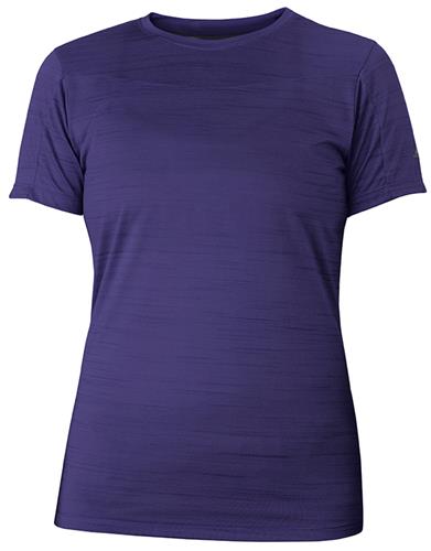 4.3oz Wicking Womens Striated Heather T Shirt