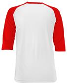 Adult & Youth 3/4 Sleeve Raglan T Shirt or Baseball Jersey (Red has Slight Bleeding)