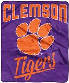 Northwest NCAA Clemson Alumni Raschel Throw Northwest NCAA Clemson Alumni Raschel Throw