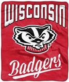 Northwest NCAA Wisconsin Alumni Raschel Throw Northwest NCAA Wisconsin Alumni Raschel Throw