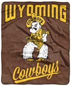 Northwest NCAA Wyoming Alumni Raschel Throw Northwest NCAA Wyoming Alumni Raschel Throw