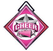 Hasty Excel 3" Red Medal All-Star Cheer Mylar