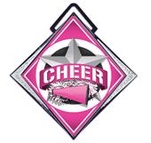 Hasty Excel 3" White Medal All-Star Cheer Mylar