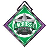 Excel 3" Purple Medal All-Star Lacrosse Mylar