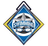 Hasty Excel 3" Yellow Medal All-Star Swim Mylar