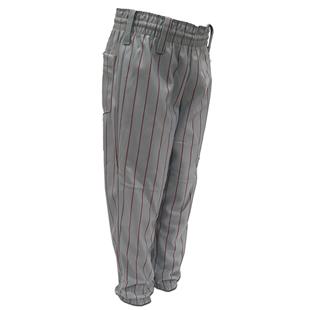 NEW A4 PRO STYLE OPEN BOTTOM ADULT BASEBALL PANT GRAY W/FOREST GREEN PIPING 
