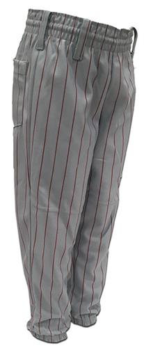 Baseball Pants Youth (YL & YM) Pin Stripe Pull-On Cooling . Braiding is available on this item.