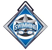 Hasty Excel 3" White Medal All-Star Swim Mylar