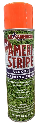Ameri-Stripe Aerosol Chalk Paint (12 Cans) Great For Artificial Turf