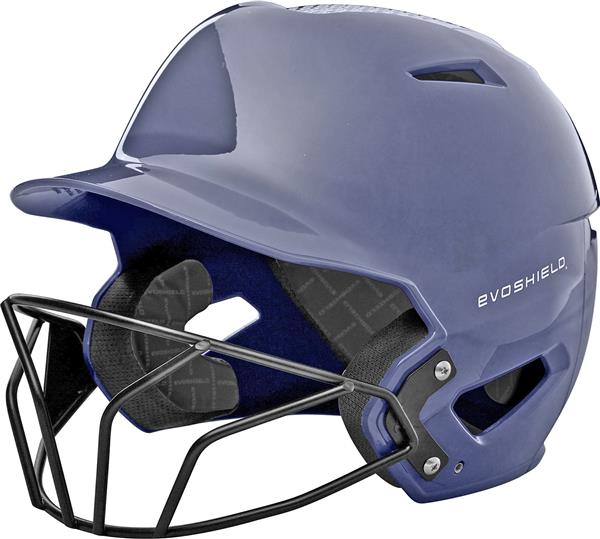 Evoshield XVT Luxe Fitted Batting Helmet Facemask Baseball Equipment & Gear
