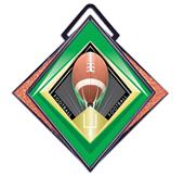 Hasty Excel 3" Orange Medal G-Force Football Mylar