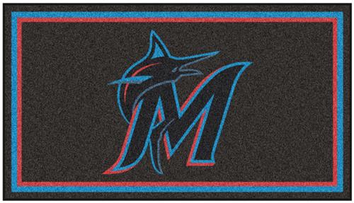 Fan Mats MLB Miami Marlins 3x5 Rug