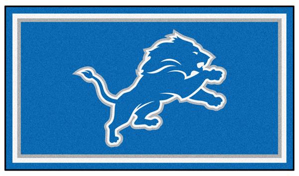 Detroit Lions Football Rug