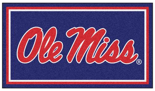 Fan Mats NCAA University of Mississippi 3x5 Rug