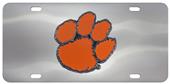 Fan Mats NCAA Clemson Diecast License Plate