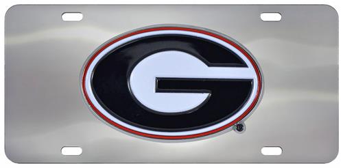 Fan Mats NCAA Georgia Diecast License Plate