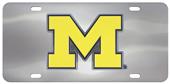 Fan Mats NCAA Michigan Diecast License Plate