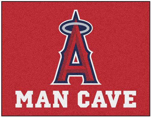 Fan Mats MLB LA Angels Man Cave All-Star Mat