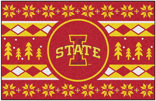 Fan Mats NCAA Iowa St. Holiday Sweater Starter Mat