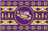 Fan Mats NCAA LSU Holiday Sweater Starter Mat