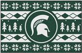 Fan Mats NCAA MSU Holiday Sweater Starter Mat