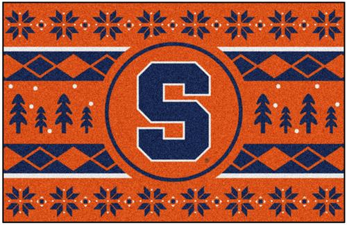 Fan Mats NCAA Syracuse Holiday Sweater Starter Mat