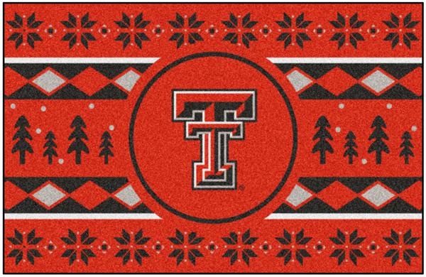 Fan Mats NCAA TTU Holiday Sweater Starter Mat