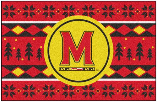 Fan Mats NCAA Maryland Holiday Sweater Starter Mat