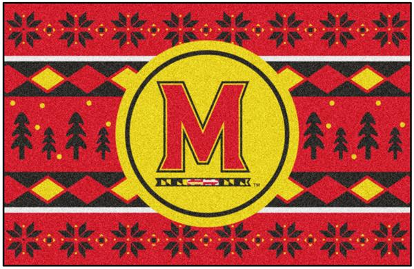 Fan Mats NCAA Maryland Holiday Sweater Starter Mat
