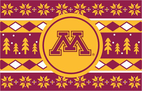 Fan Mats NCAA UMN Holiday Sweater Starter Mat