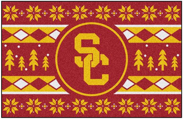 Fan Mats NCAA USC Holiday Sweater Starter Mat