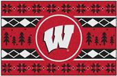 Fan Mats NCAA UW Holiday Sweater Starter Mat