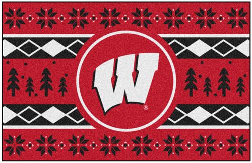 Fan Mats NCAA UW Holiday Sweater Starter Mat