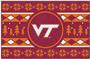 Fan Mats NCAA VT Holiday Sweater Starter Mat