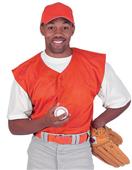 Sleeveless Pro-Mesh Baseball Jersey Adult & Youth Full-Button 