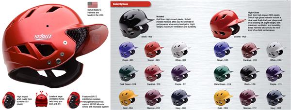 Demarini Paradox Helmet Size Chart