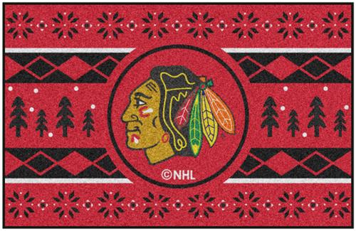 Fan Mats NHL Chicago Holiday Sweater Starter Mat