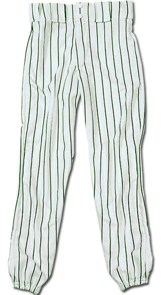 white baseball pants with black stripe