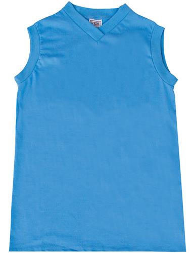 Sleeveless V-Neck Jerseys, Womens (WXL- Scarlet or Maroon) (Softball,Basketballl)