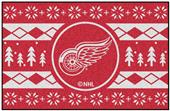 Fan Mats NHL Detroit Holiday Sweater Starter Mat