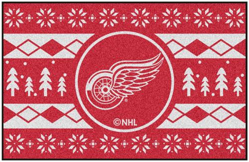 Fan Mats NHL Detroit Holiday Sweater Starter Mat