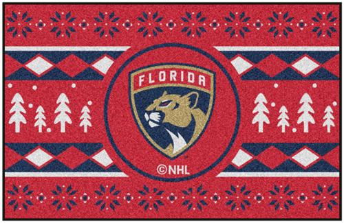 Fan Mats NHL Florida Holiday Sweater Starter Mat