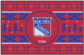 Fan Mats NHL Rangers Holiday Sweater Starter Mat