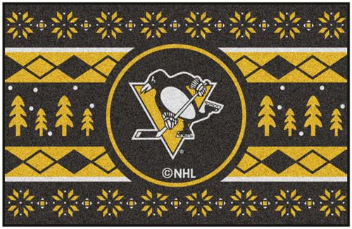 Fan Mats NHL Penguins Holiday Sweater Starter Mat