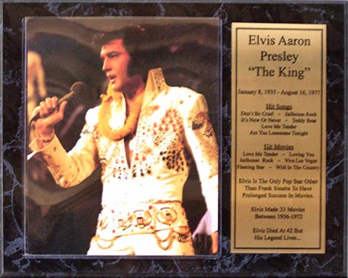 Encore Brandz Elvis Presley Stat Plaque