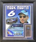 Encore Brandz Nascar Mark Martin Car Part Frame Encore Brandz Nascar Mark Martin Car Part Frame