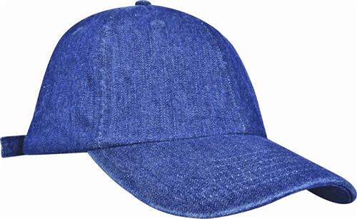 KC Caps Unconstructed 6 Panel Washed Denim. Embroidery is available on this item.