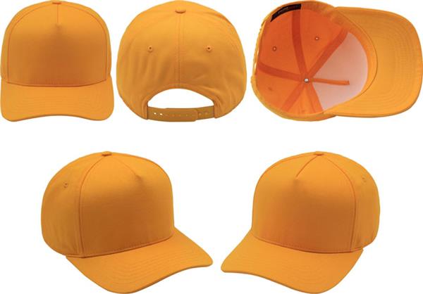 5 Panel Constructed Cotton Twill Cap 