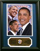 Encore Brandz Barack Obama Photograph Deluxe Frame Encore Brandz Barack Obama Photograph Deluxe Frame