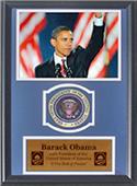 Encore Brandz Barack Obama Waving Deluxe Frame Encore Brandz Barack Obama Waving Deluxe Frame